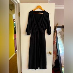 Black maxi dress by Garnet Hill